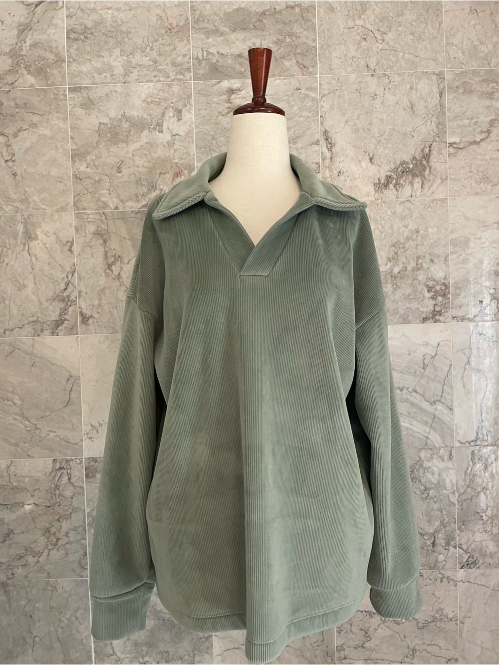 Mondetta Ribbed Long Sleeve Pullover - Picture 2 of 8